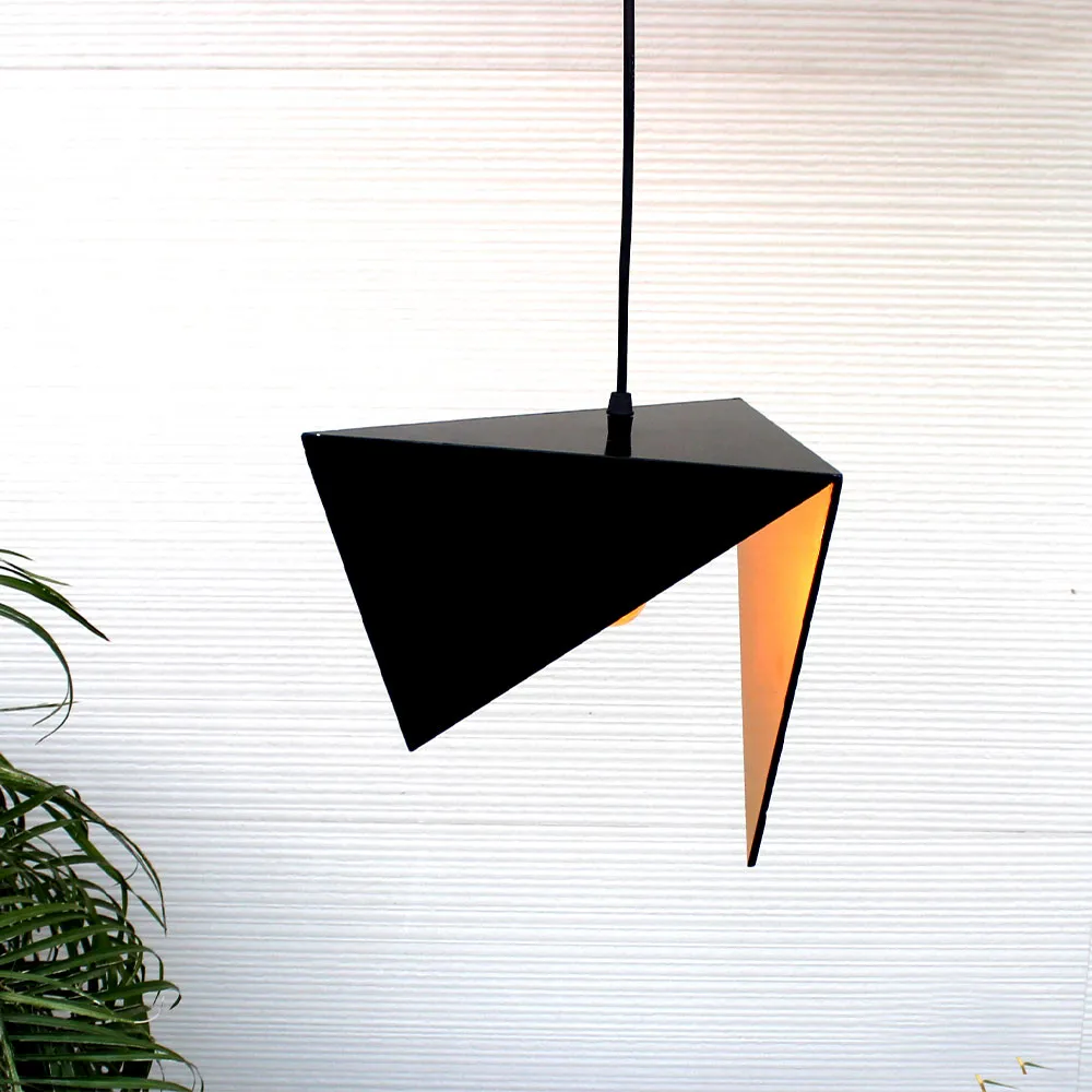 Abstract Geometric Hanpainted Pendant Lamp