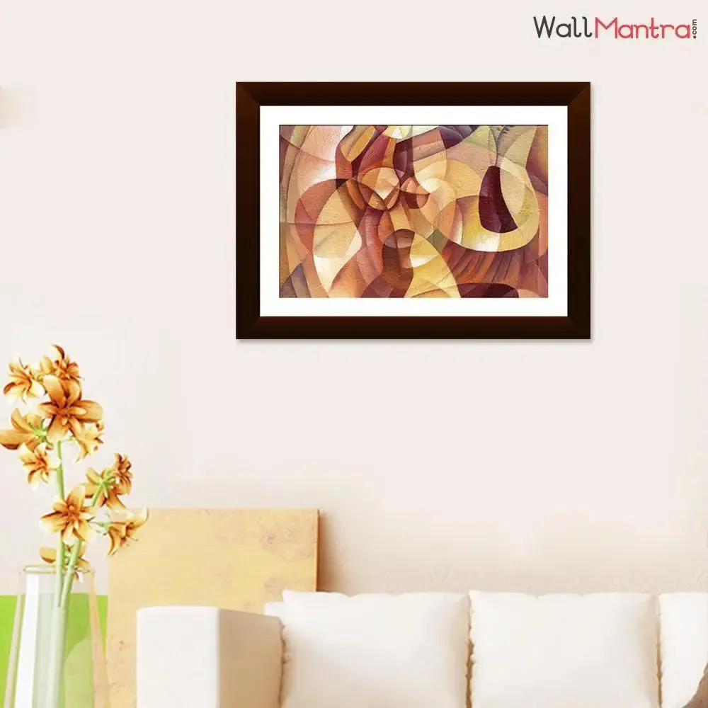 Abstract  Painting / Modern Art Painting / Break Resistant Clear Acrylic Glass