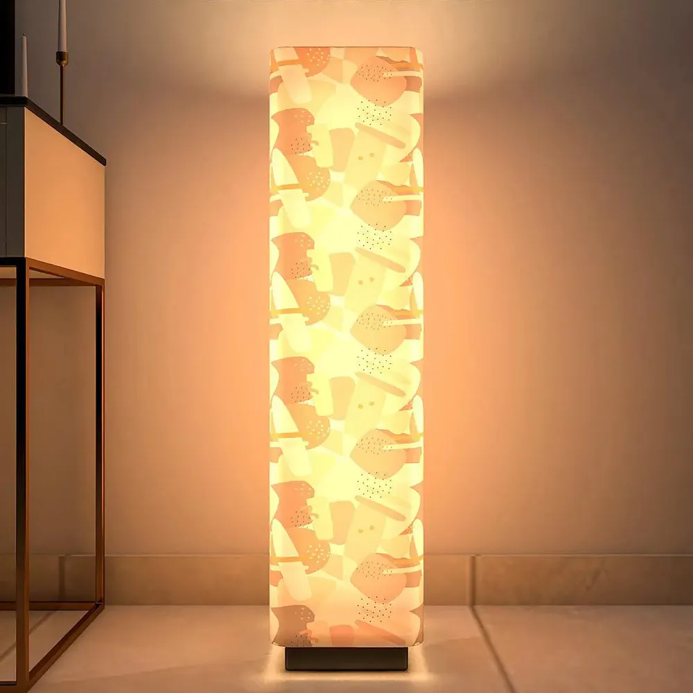 Abstract Pattern Rectangle Floor Lamp