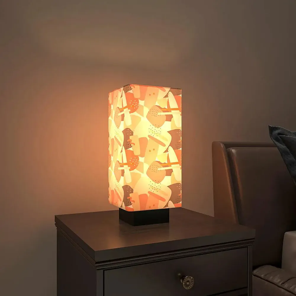 Abstract Pattern Rectangle Table Lamp
