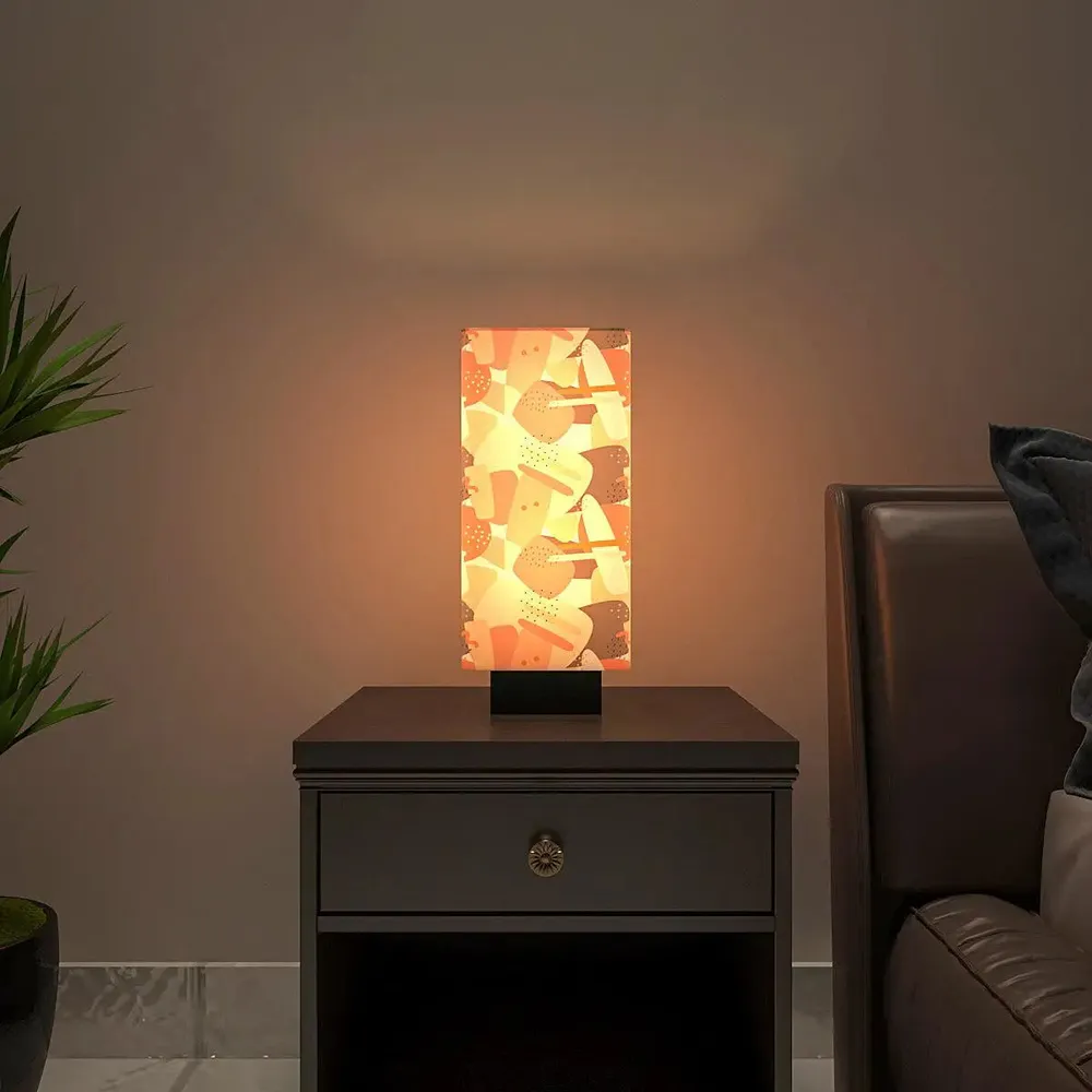 Abstract Pattern Rectangle Table Lamp