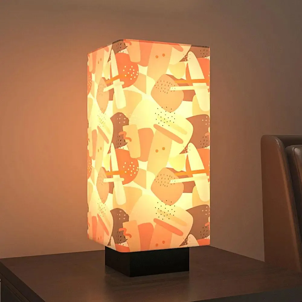 Abstract Pattern Rectangle Table Lamp