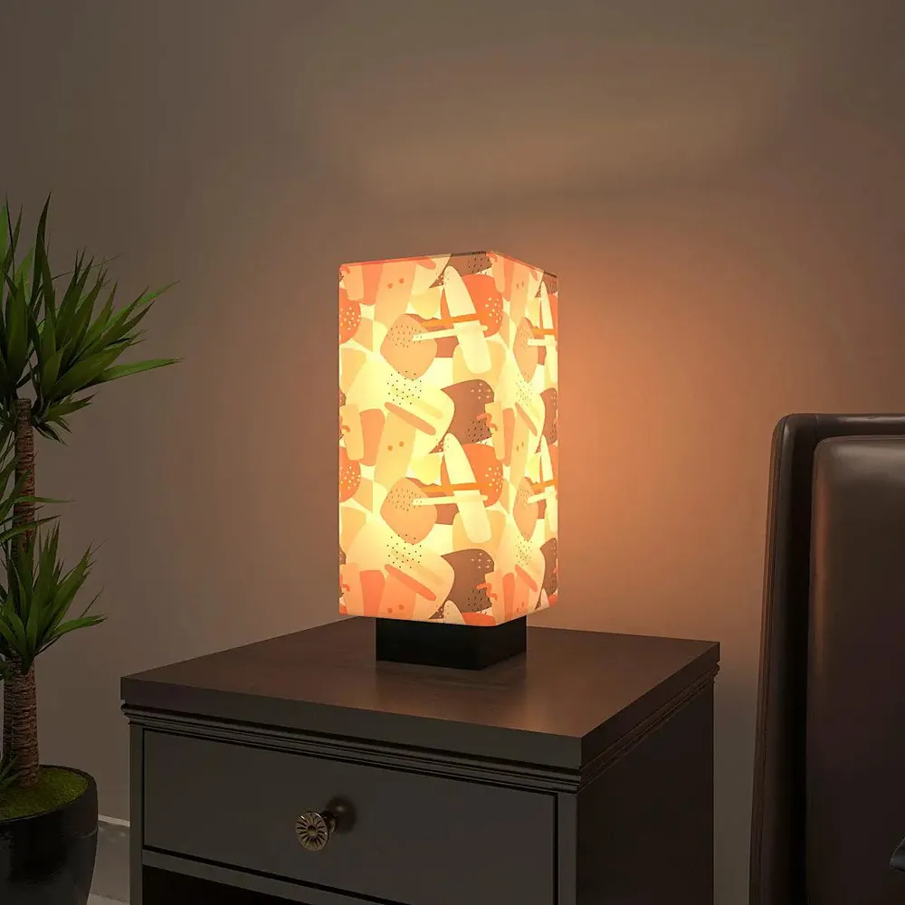 Abstract Pattern Rectangle Table Lamp