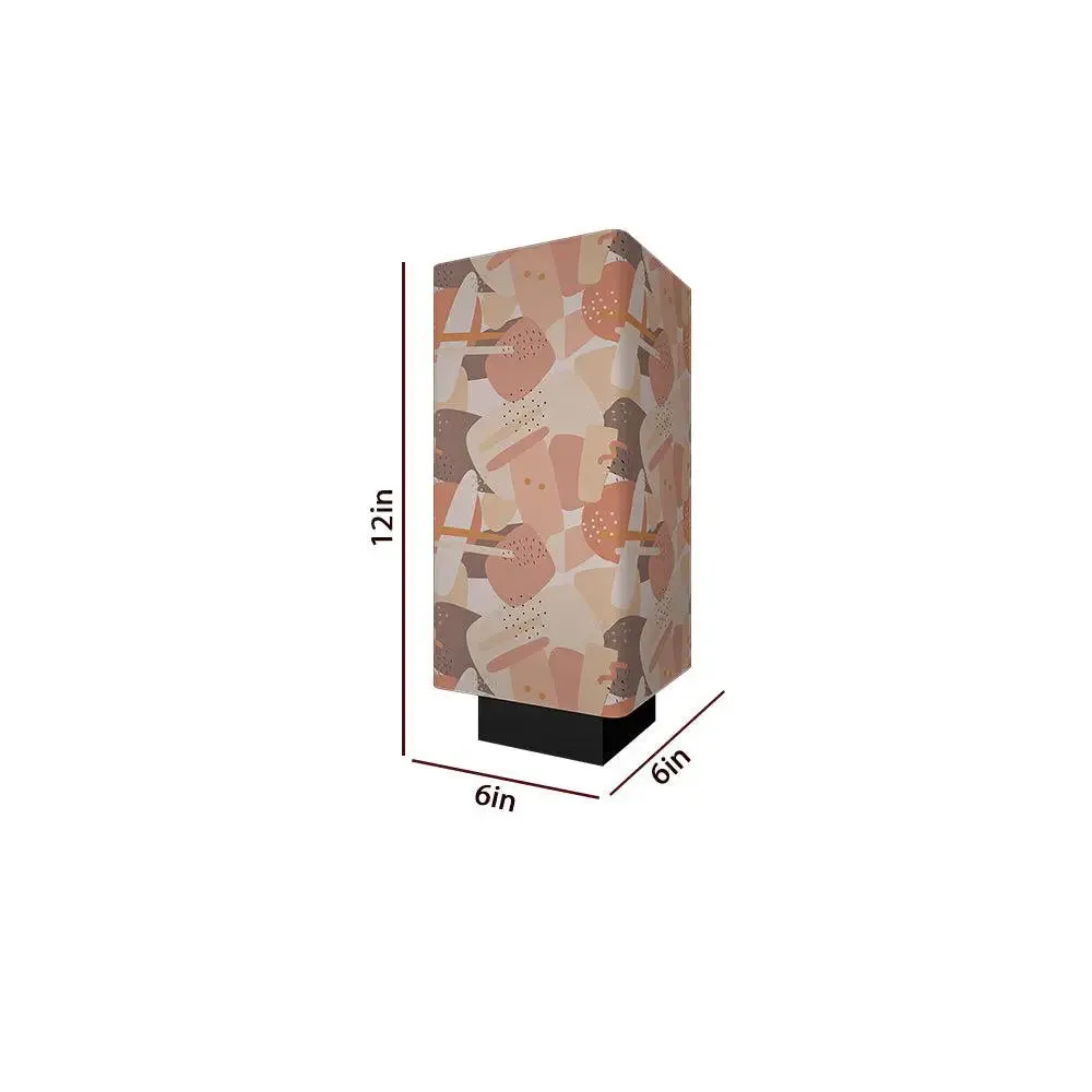 Abstract Pattern Rectangle Table Lamp