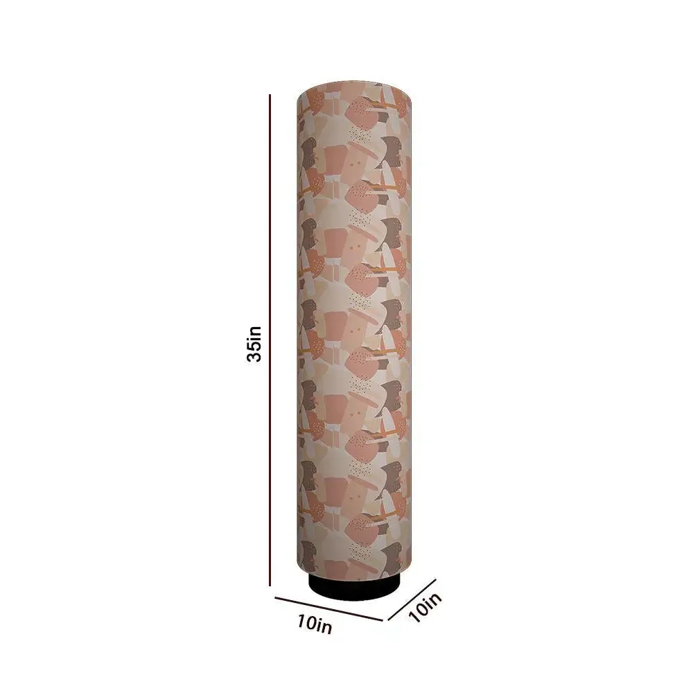 Abstract Pattern Round Floor Lamp