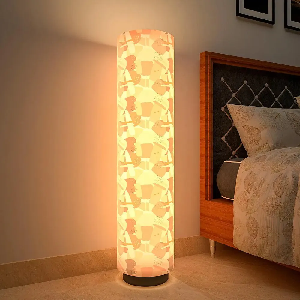 Abstract Pattern Round Floor Lamp