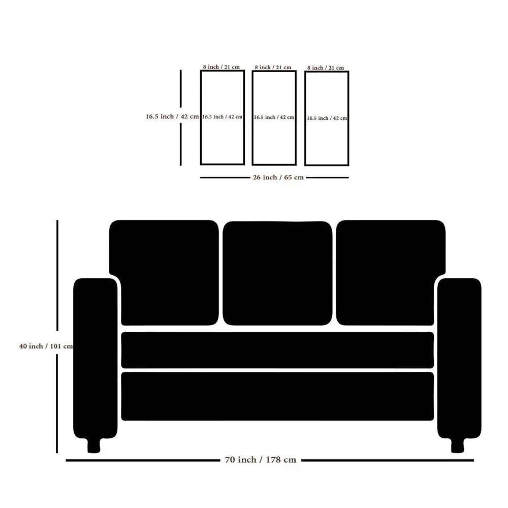 Abstract Patterned Leaves Frames Set Of 3