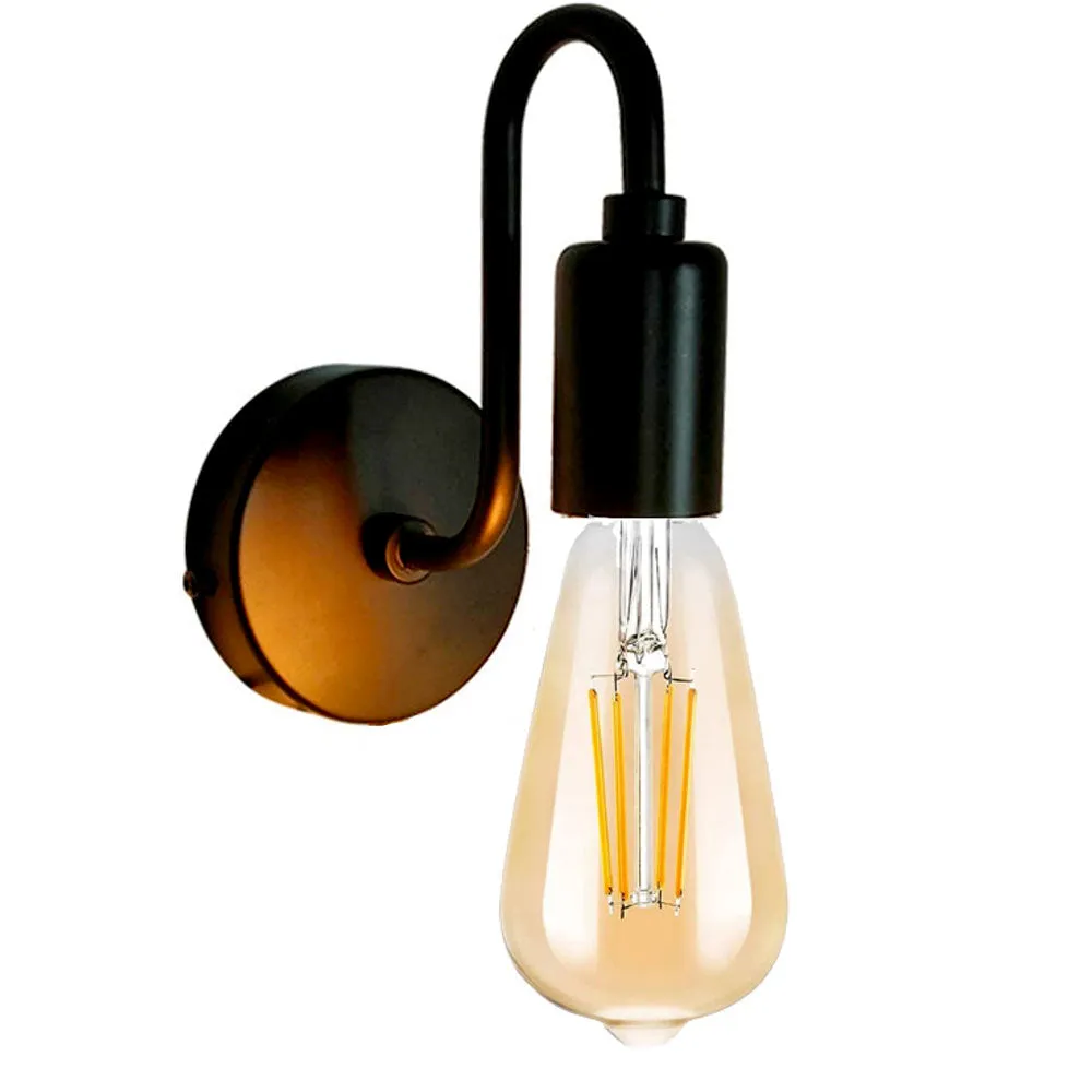 Adjustable Vintage Motif Wall Lamp Single piece