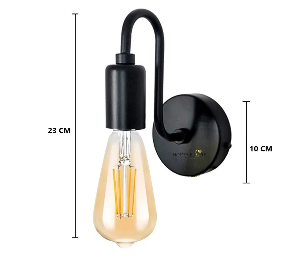 Adjustable Vintage Motif Wall Lamp Single piece