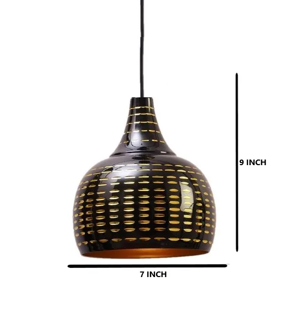 Aesthetic Black Triplet Ceiling Light (Bulb not included)