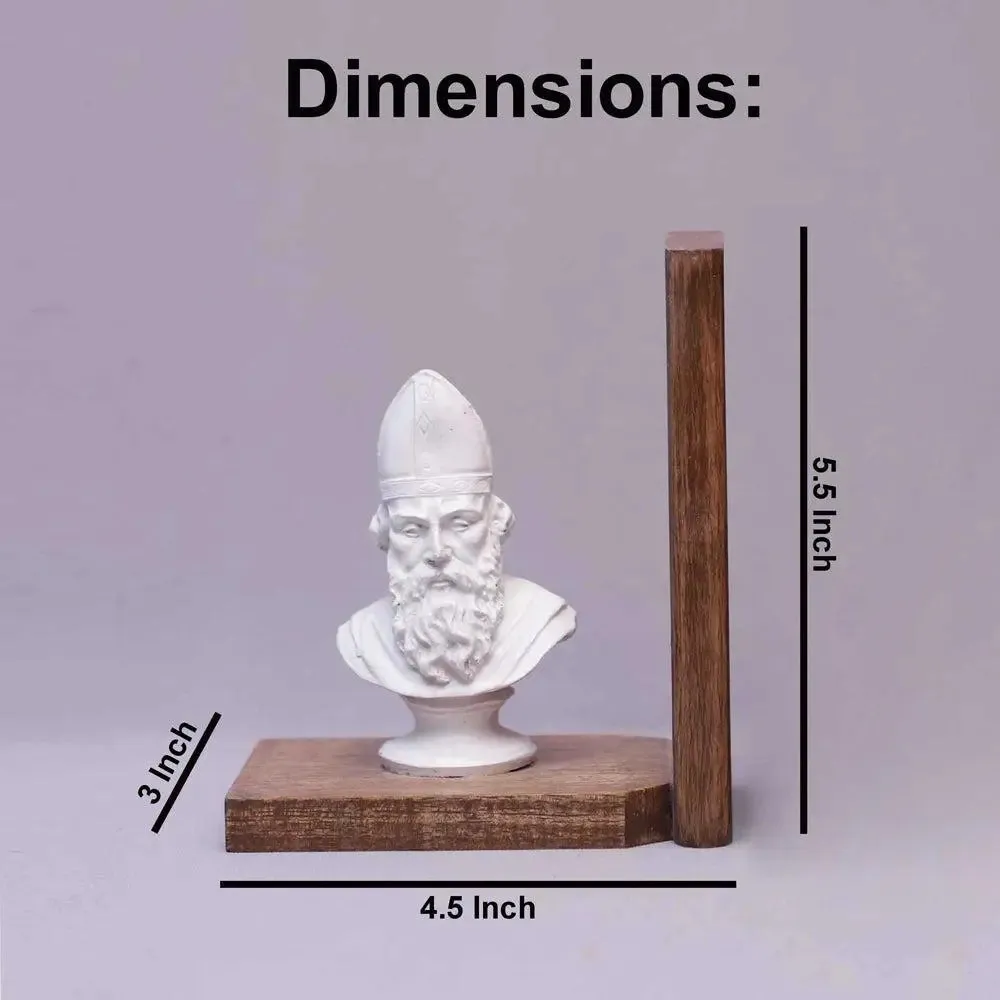 Aesthetic Brown Italian Marble Bookend (Set of 2)
