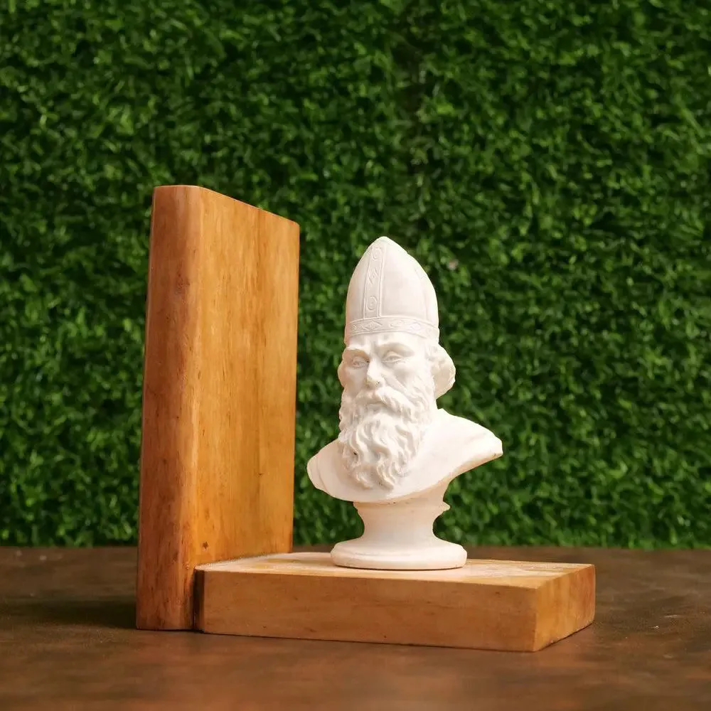 Aesthetic Brown Italian Marble Bookend (Set of 2)