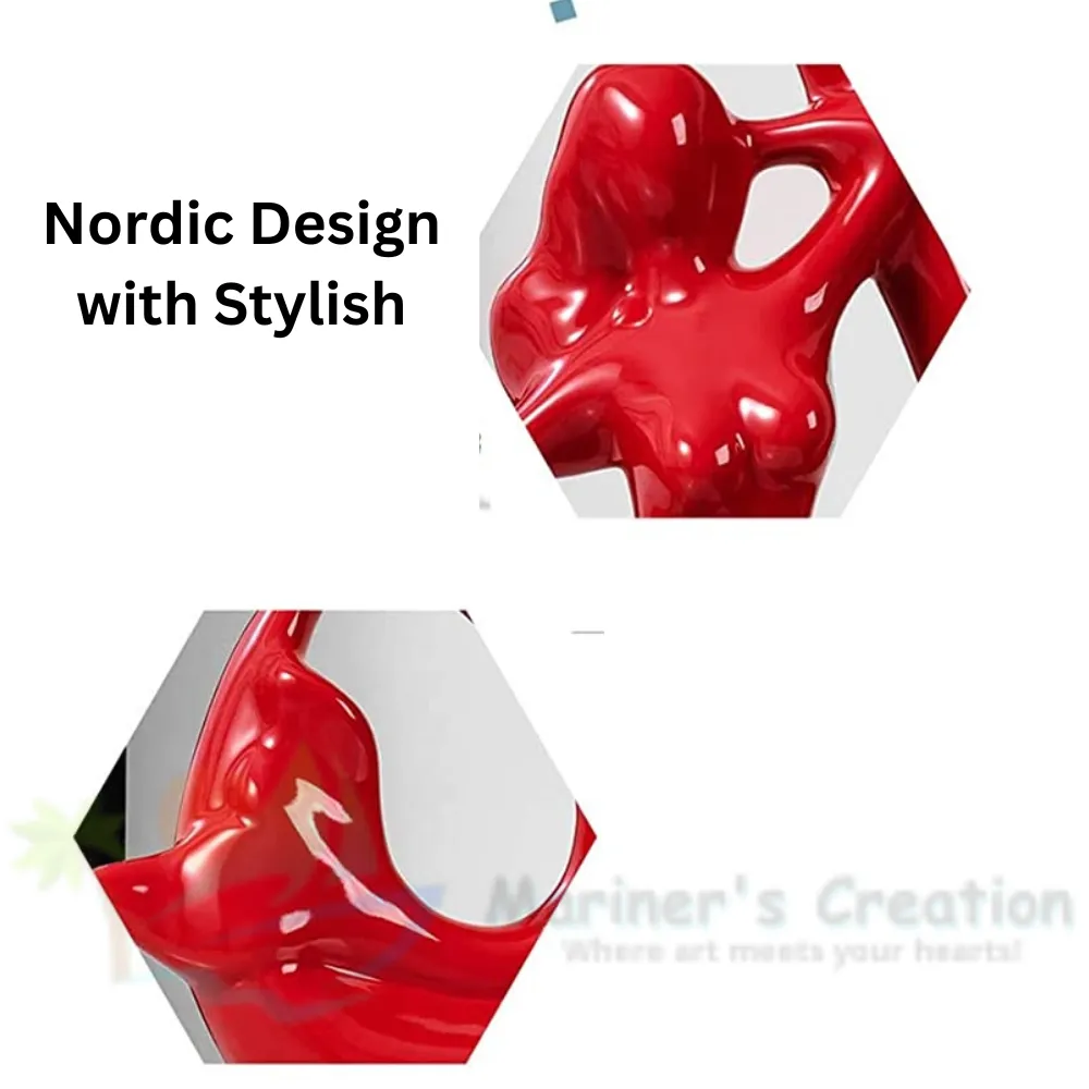 Aesthetic Ceramic Dancing Mermaid Table Accent Black