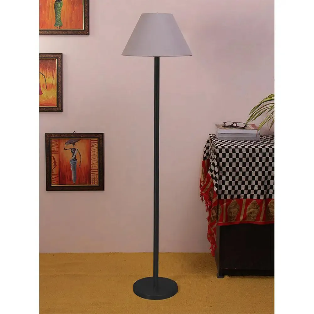 Aesthetic Grey Standing Lamp