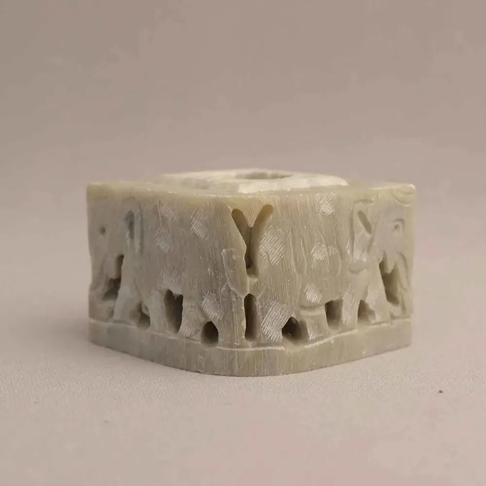 Aesthetic Marble Soapstone Incense Stick Holder