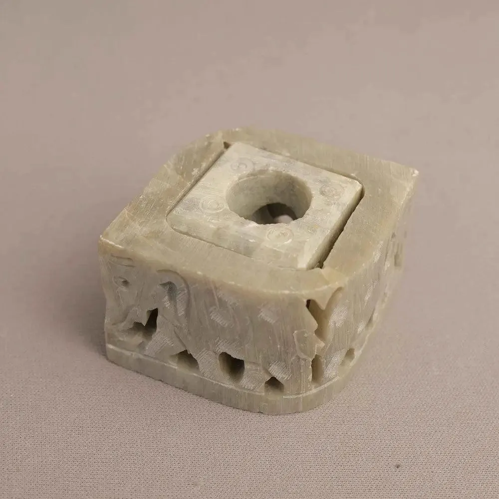 Aesthetic Marble Soapstone Incense Stick Holder