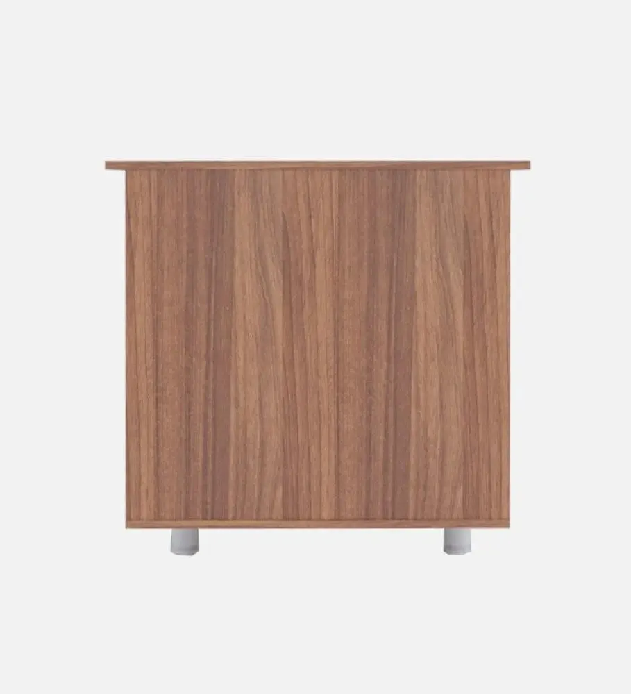 Aesthetic Matte Finish WHite &amp; Brown Wood Office Tables for Home