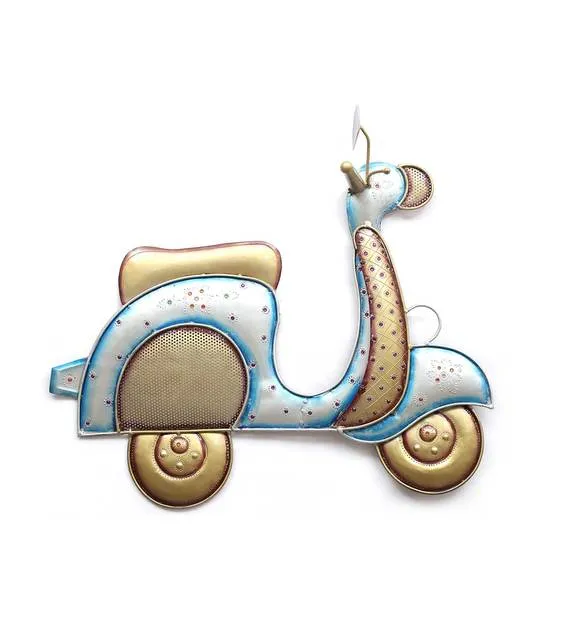 Aesthetic Scooter Metal Wall Decor
