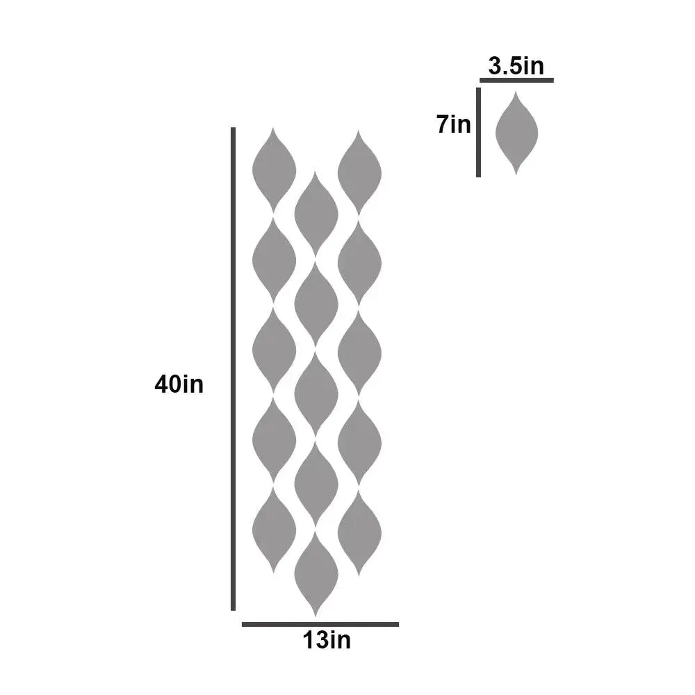 Aesthetic Self Adhesive Mirror Sticker for Walls