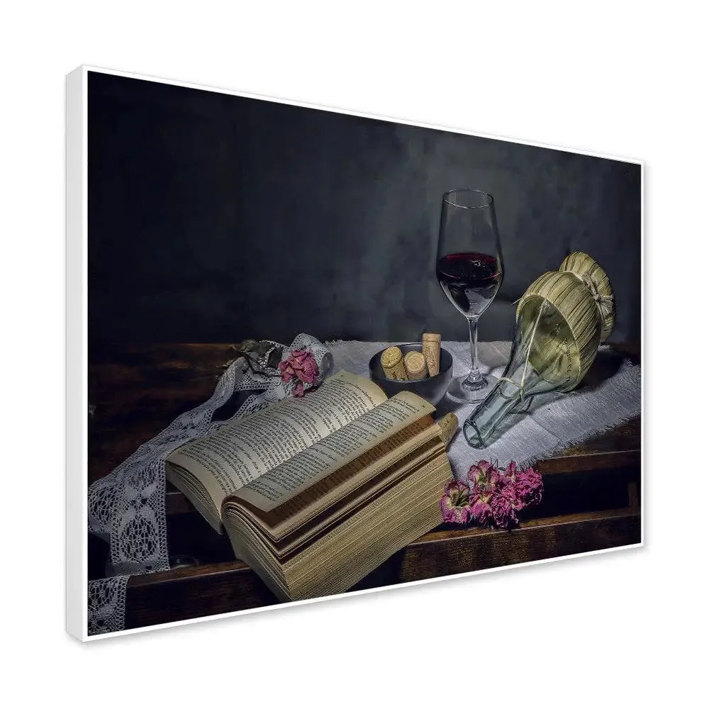 Aesthetic Still Life Painting for Living Room With Frame