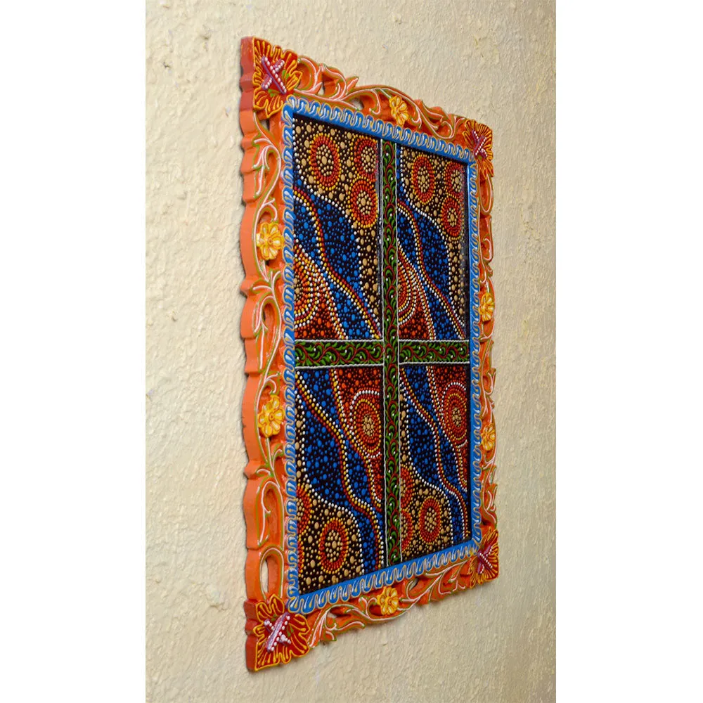 Aesthetic Traditional Painted Wooden Wall Panel