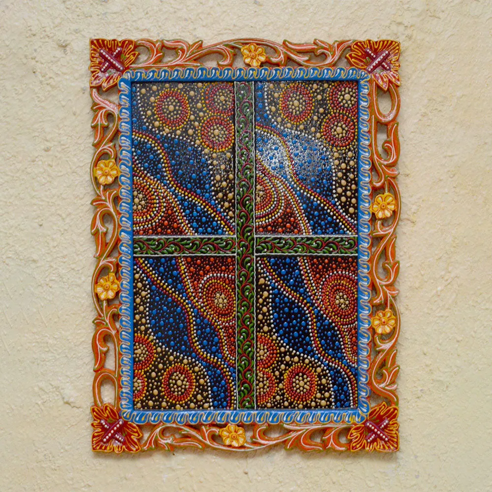 Aesthetic Traditional Painted Wooden Wall Panel