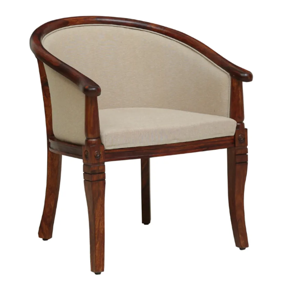Aesthetic Traditional Teak Wood Arm Chair