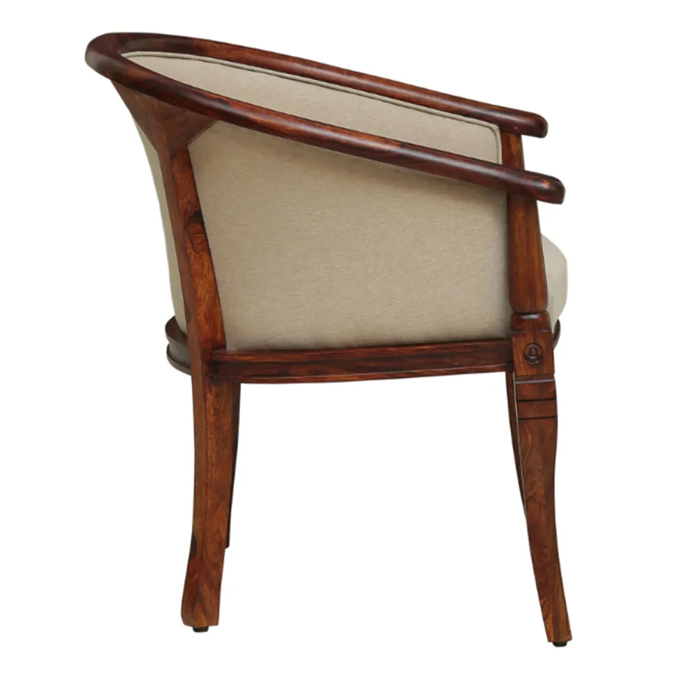 Aesthetic Traditional Teak Wood Arm Chair