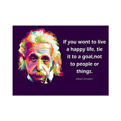 Albert Einstein Quote Poster