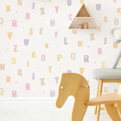 WallMantra Alphabet Adventures Wallpaper