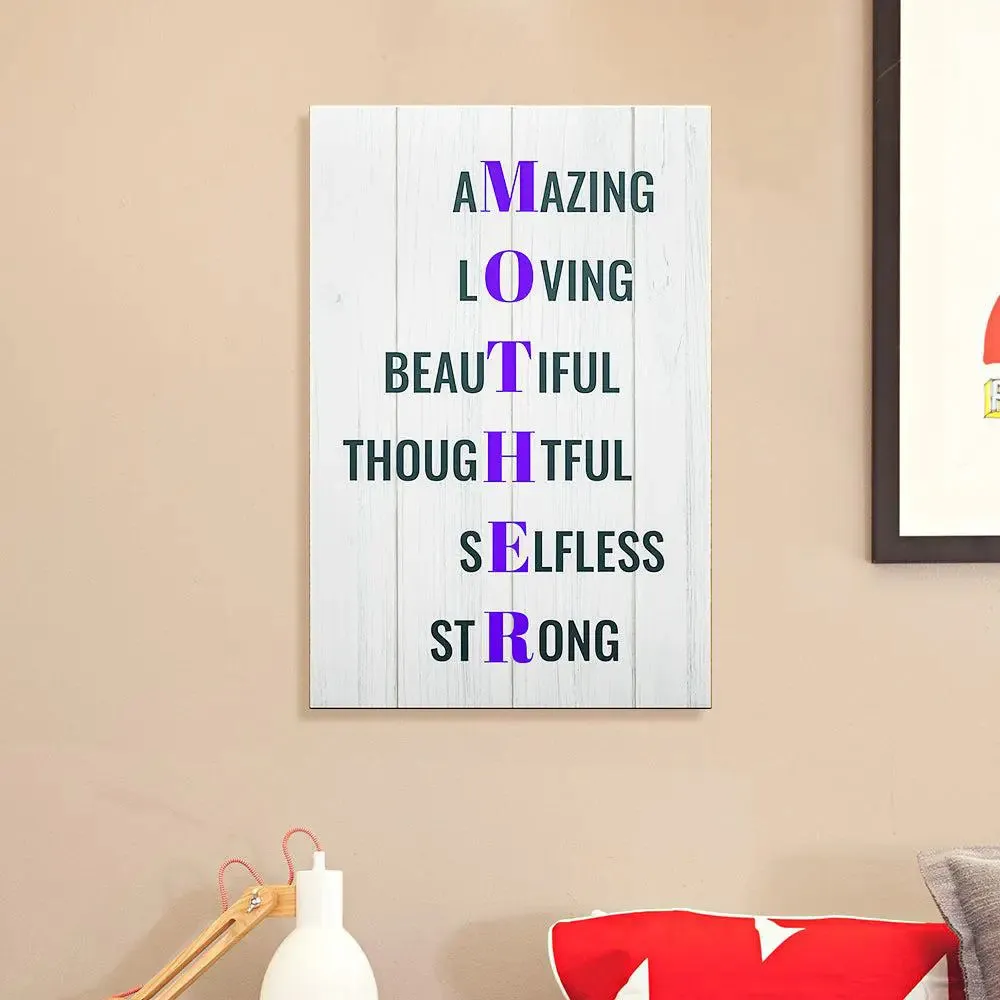 Amazing Mom Beautiful Wood Sign for Mother's Day / Gift for Mother