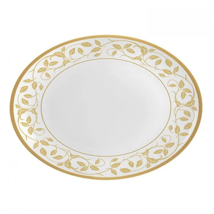 Amber Gold Opulent Dinner Set of 27 Pieces