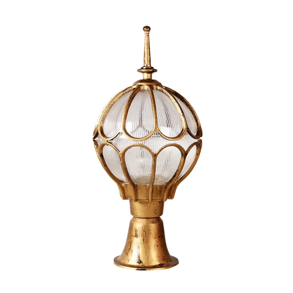 Ancient Era Designer Globe Outdoor Gate Light Single Piece