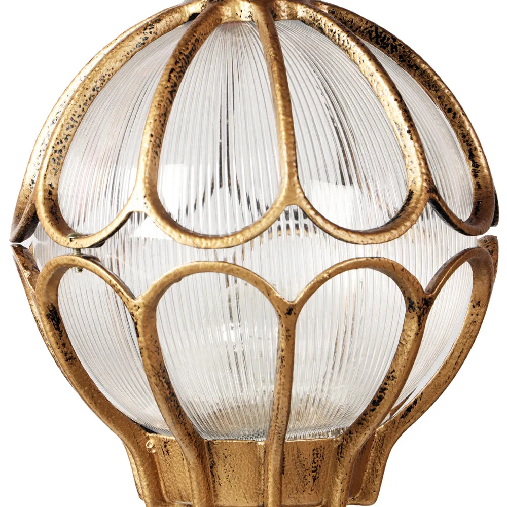 Ancient Era Designer Globe Outdoor Gate Light Single Piece