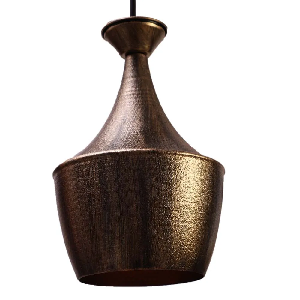 Ancient Motif Golden Cluster Hanging Lights Single Piece