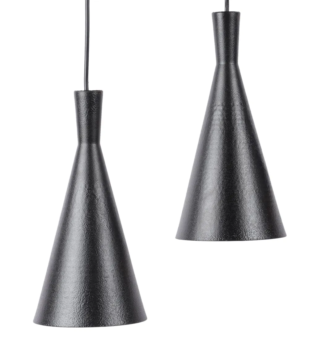 Ancient Motif Golden Tapered Metal Cluster Hanging Light