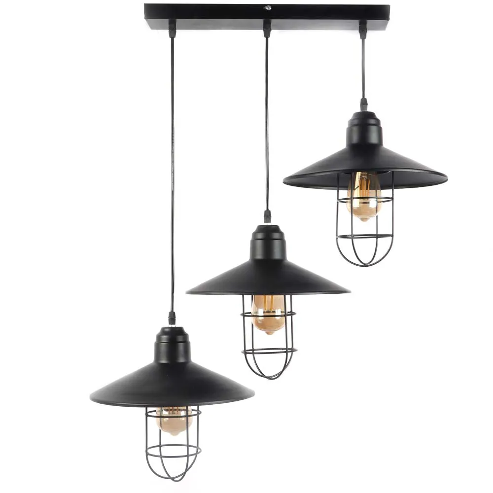 Ancient Pattern Long Focus Ceiling Cluster Light
