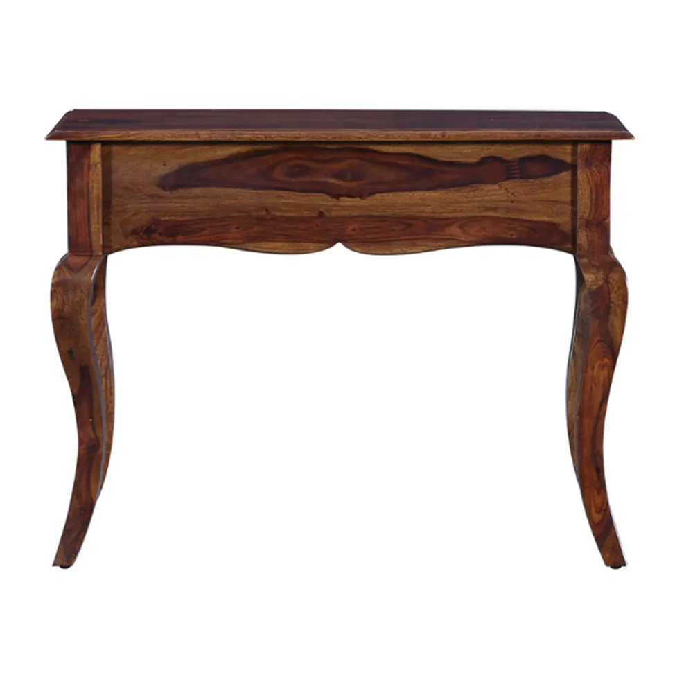 Ancient Royal Pattern Solid Sheesham Wood Console Table