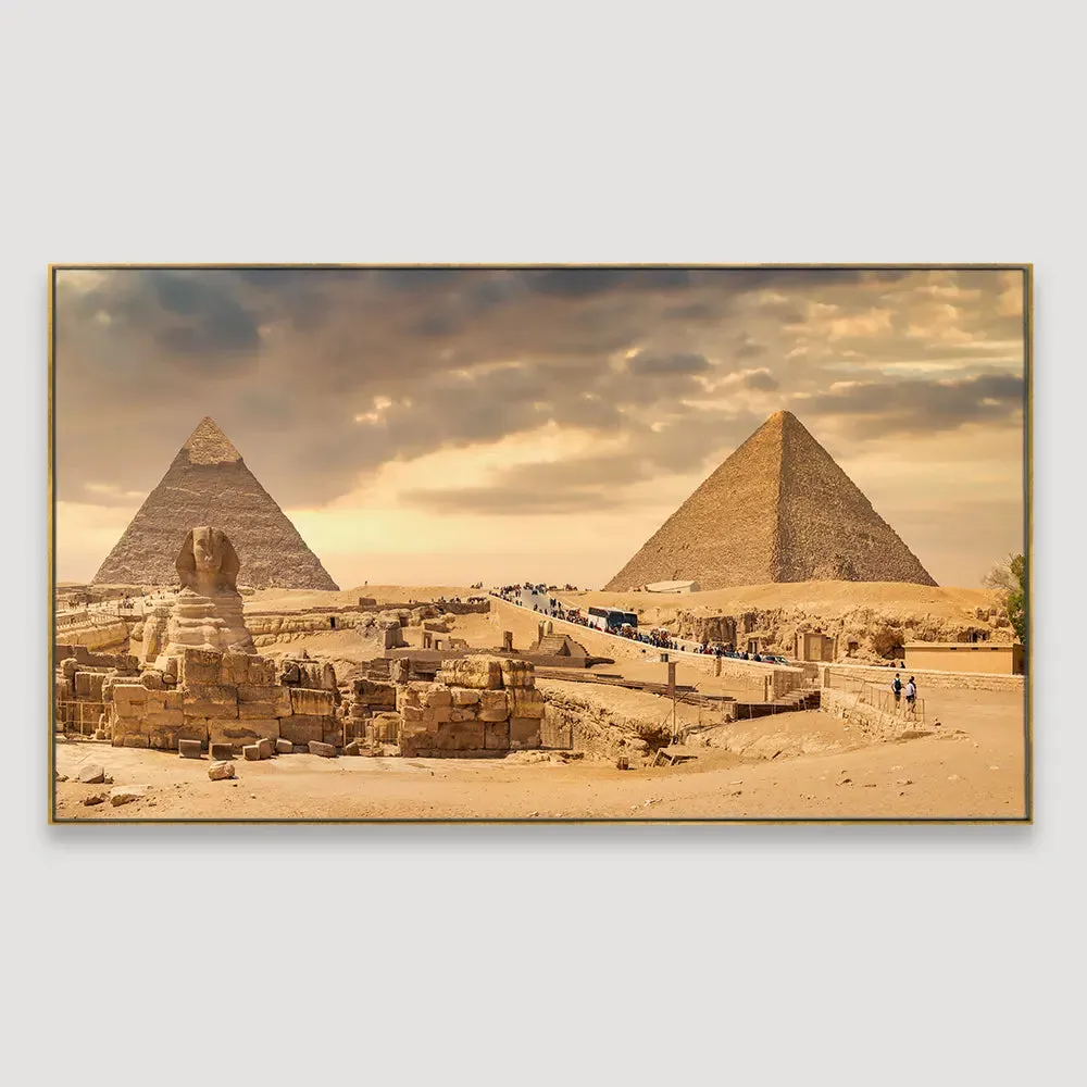 Ancient Ruins Framed Wall Art With Frame