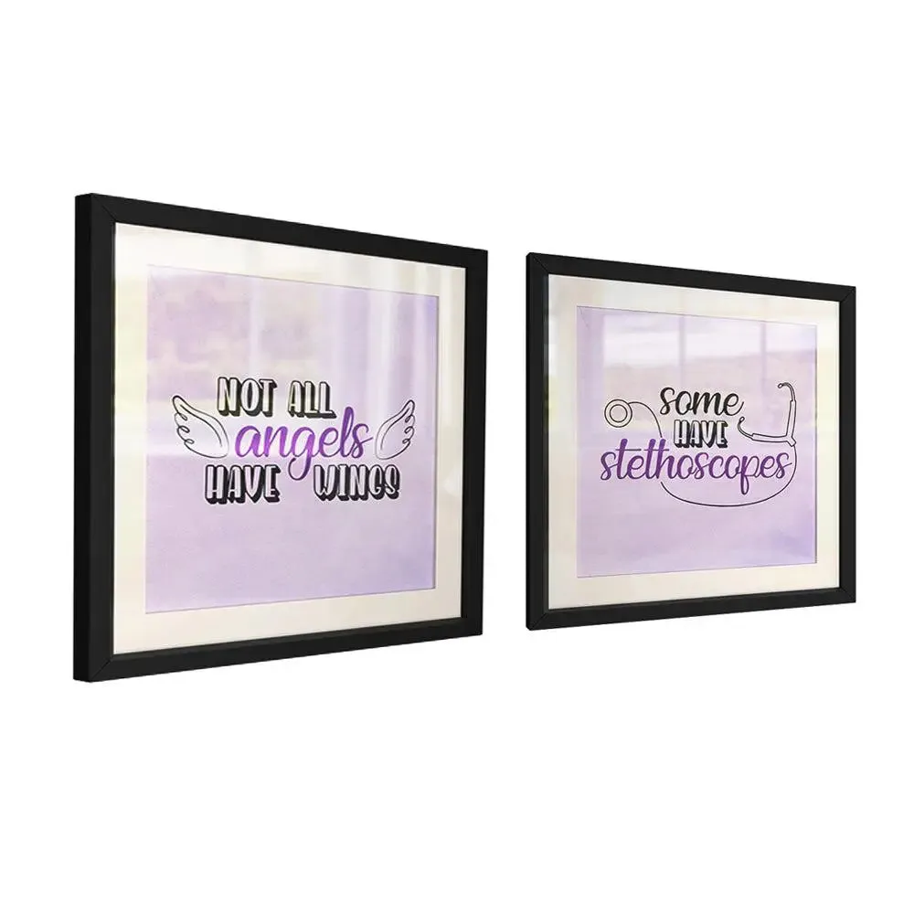 Angel Doctor Framed Wall Art Decor For Doctor Clinic/ GIft for Doctor