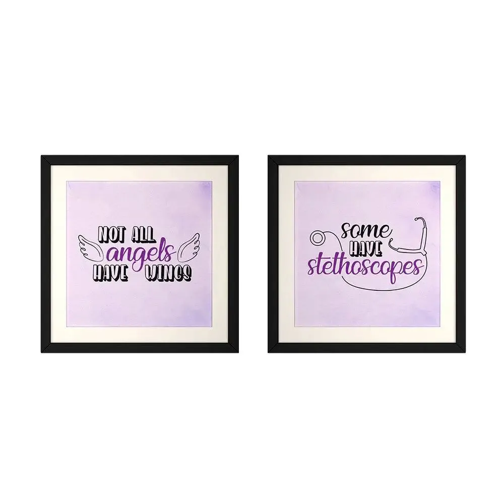 Angel Doctor Framed Wall Art Decor For Doctor Clinic/ GIft for Doctor