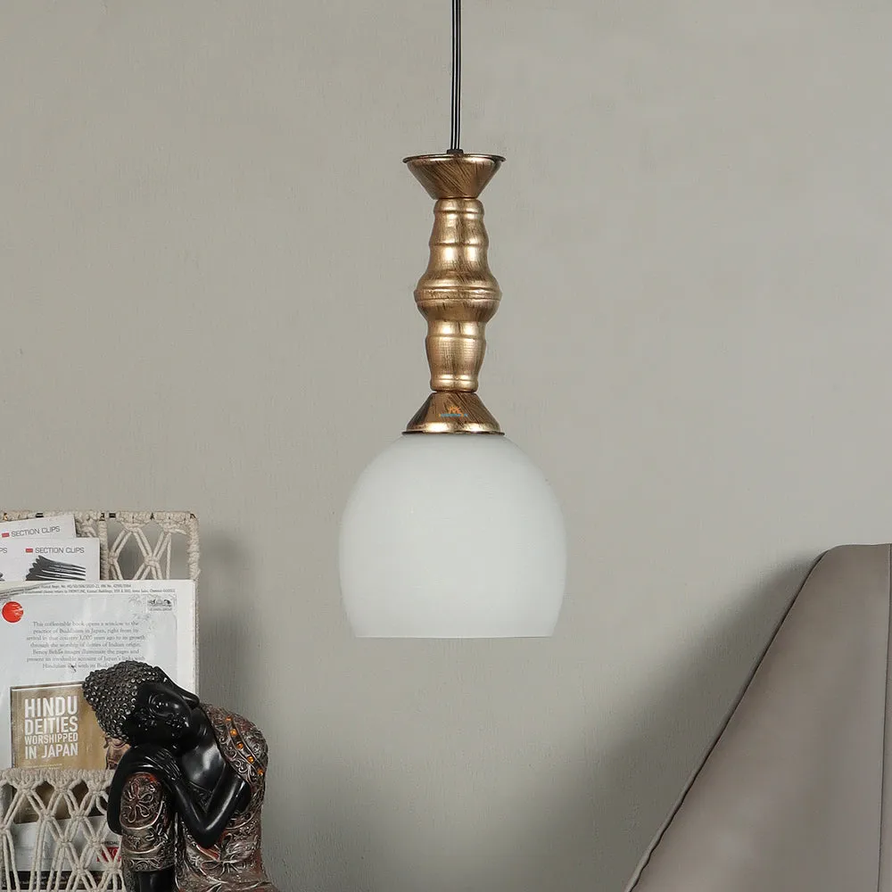 Antic Hanging Light for Bedroom/Living Room(White, Pack of 1)