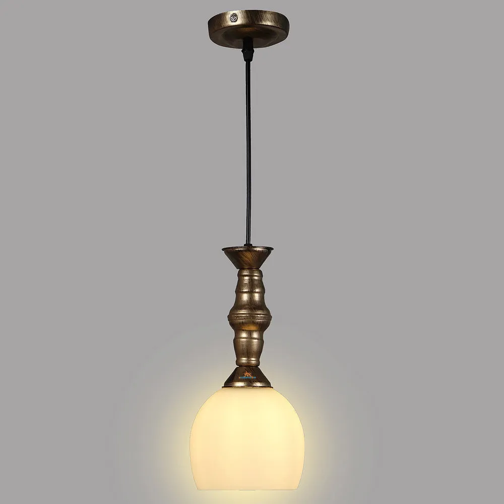 Antic Hanging Light for Bedroom/Living Room(White, Pack of 1)