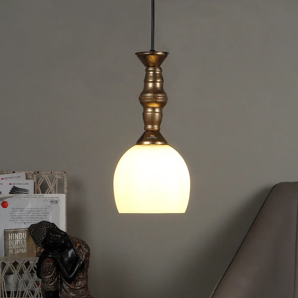 Antic Hanging Light for Bedroom/Living Room(White, Pack of 1)