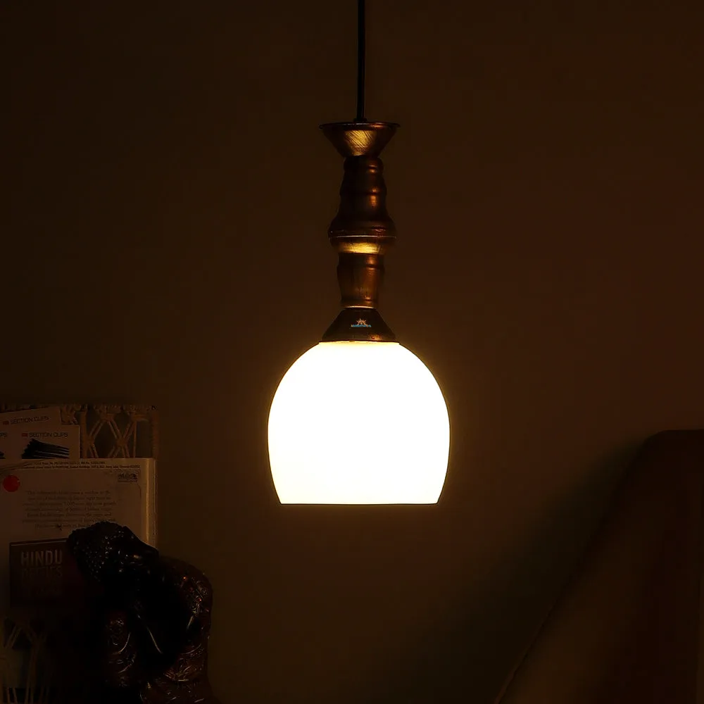 Antic Hanging Light for Bedroom/Living Room(White, Pack of 1)