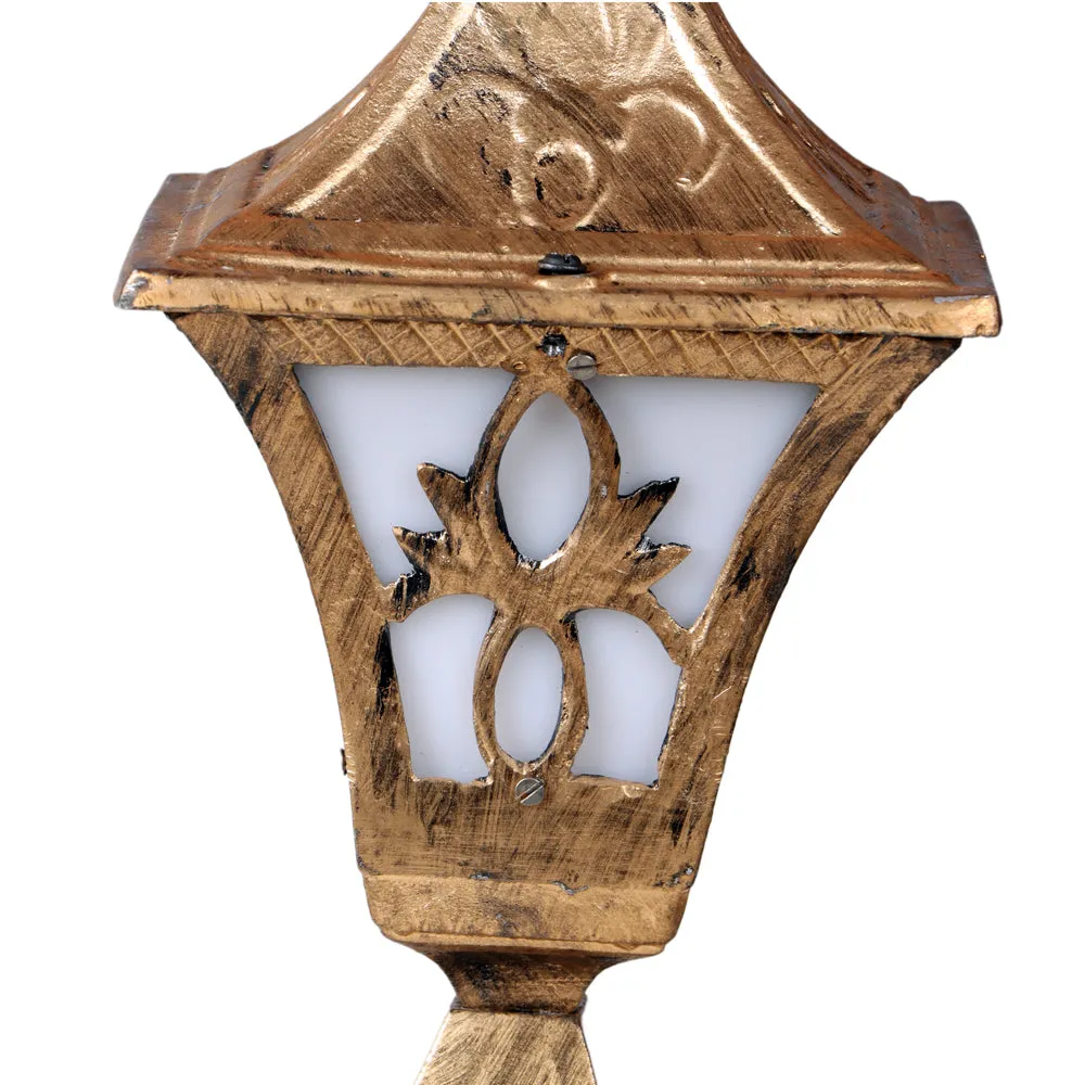 Antique Copper Brushed Vintage Outdoor Gate Light Single Piece