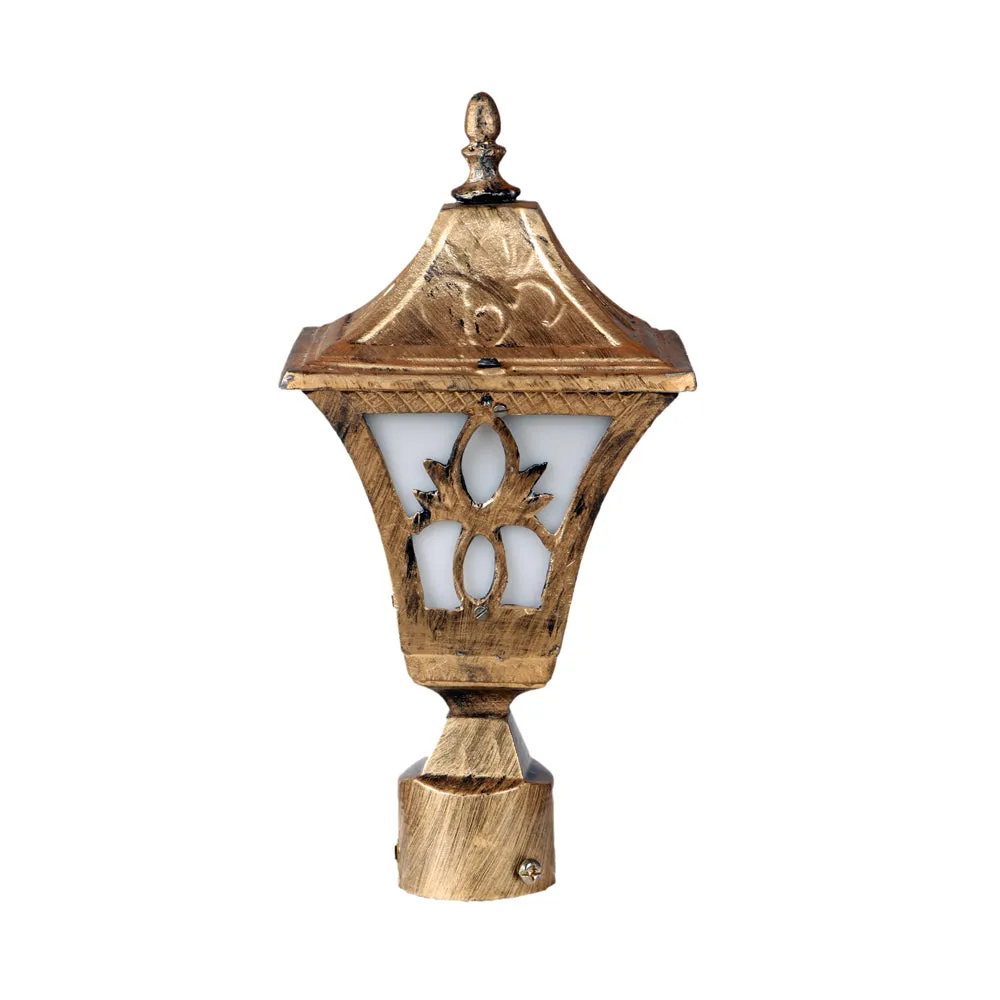 Antique Copper Brushed Vintage Outdoor Gate Light Single Piece
