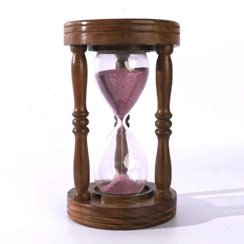 Antique Flair Wooden Hour Glass