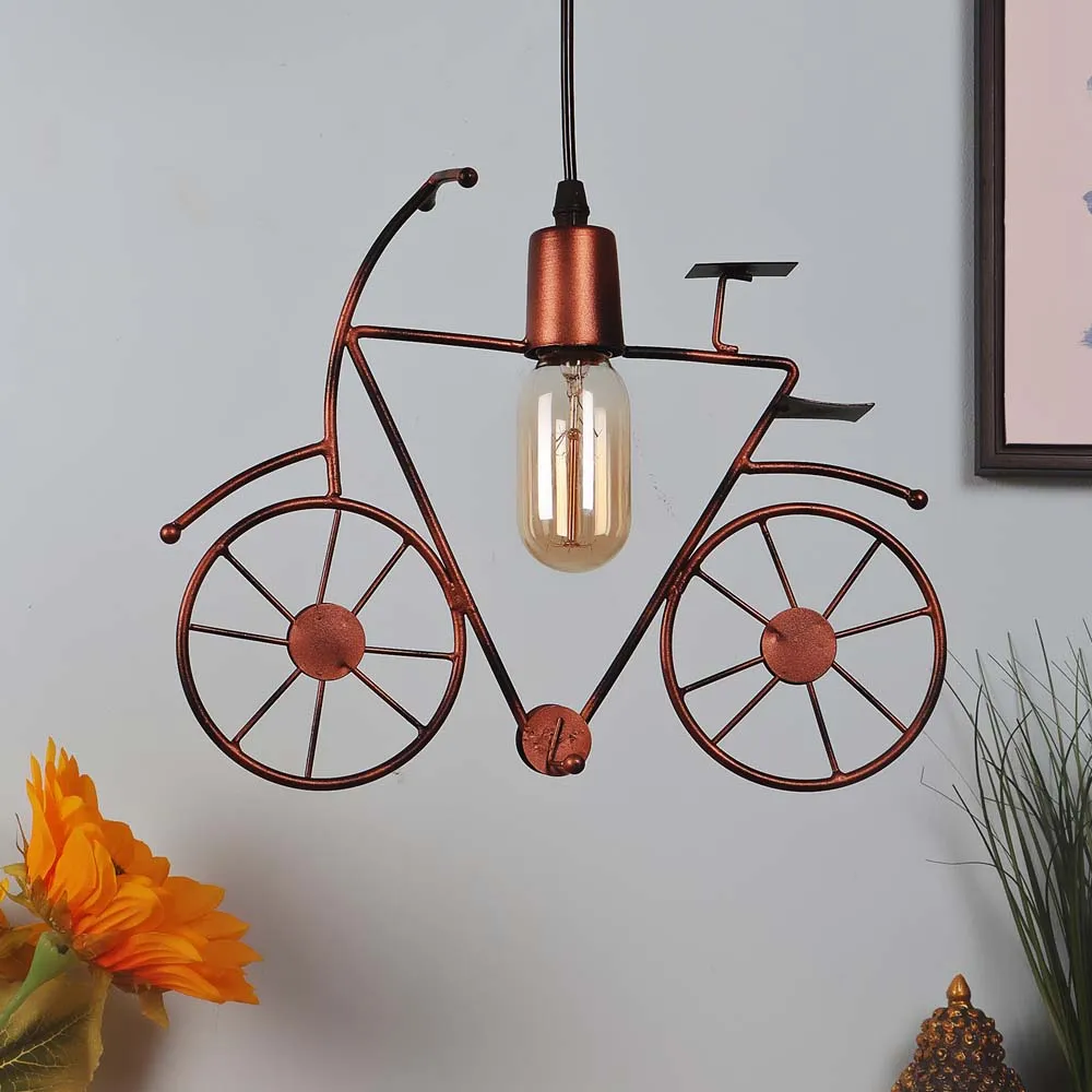 Antique Motif Bicycle Designer Hanging Light