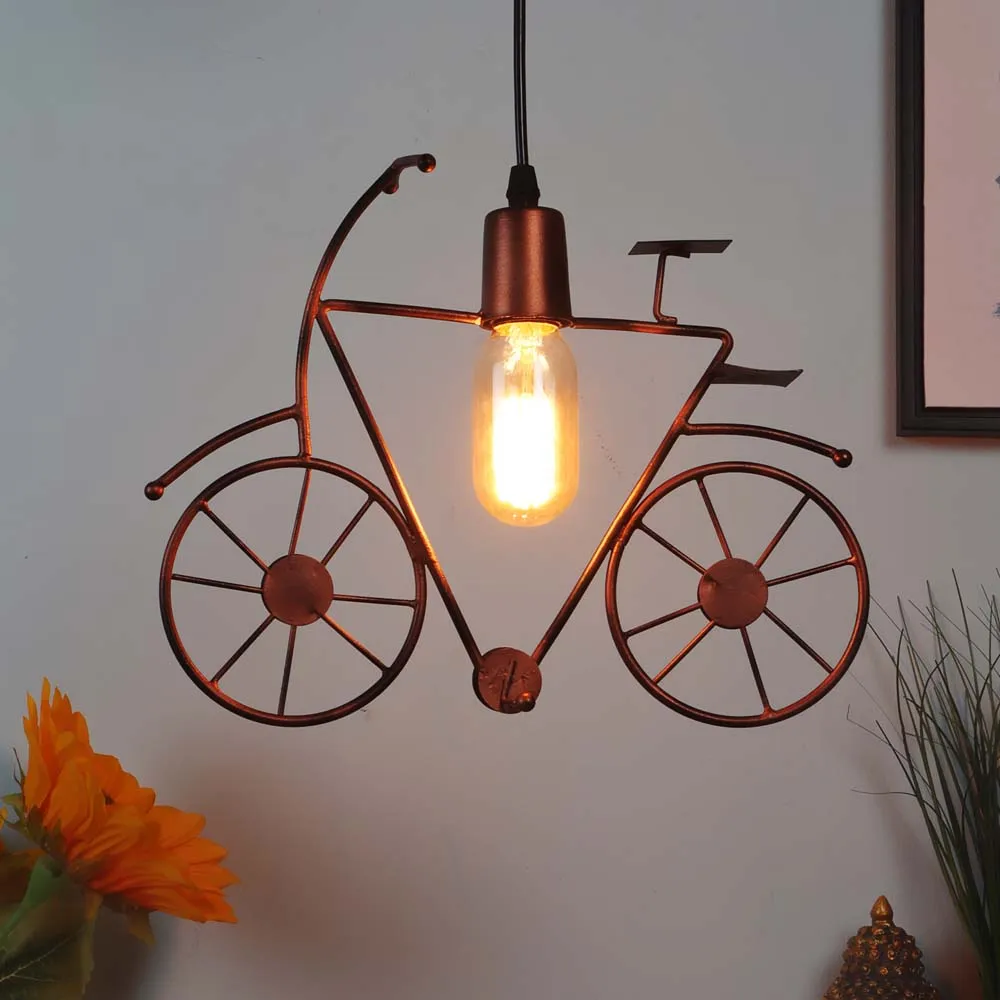Antique Motif Bicycle Designer Hanging Light